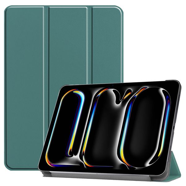 imoshion Cover a libro Trifold Apple iPad Pro 13 (2025) M5 / (2024) M4 - Verde scuro