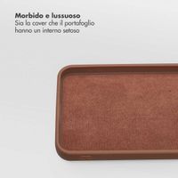 Selencia Libreria rimovibile Olyn con MagSafe Samsung Galaxy S24 FE - Marrone
