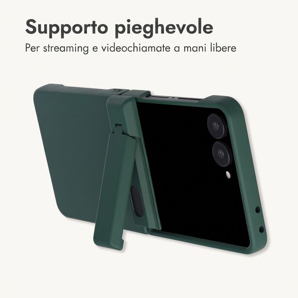 imoshion Color Backcover con supporto Samsung Galaxy Z Flip 8 - Verde scuro