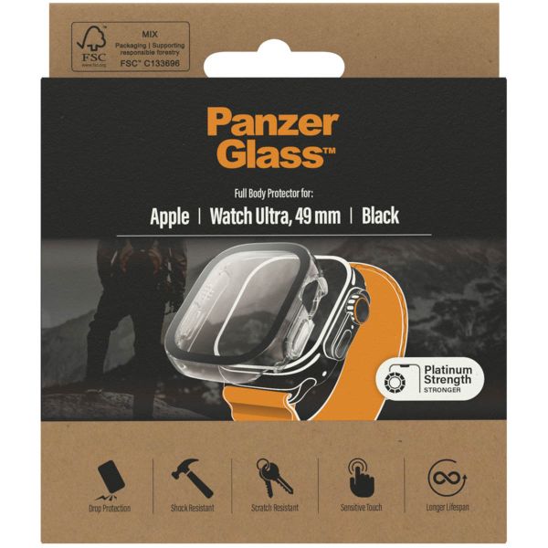 PanzerGlass Cover Full Body Apple Watch Ultra / Ultra 2 / Ultra 3 - 49 mm - Black