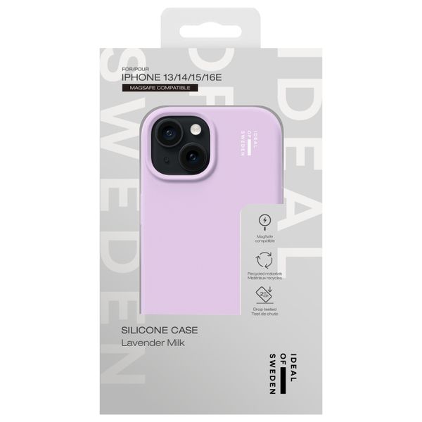 iDeal of Sweden Cover in silicone con MagSafe Apple iPhone 17e / 16e / 15 / 14 / 13 - Lavender Milk