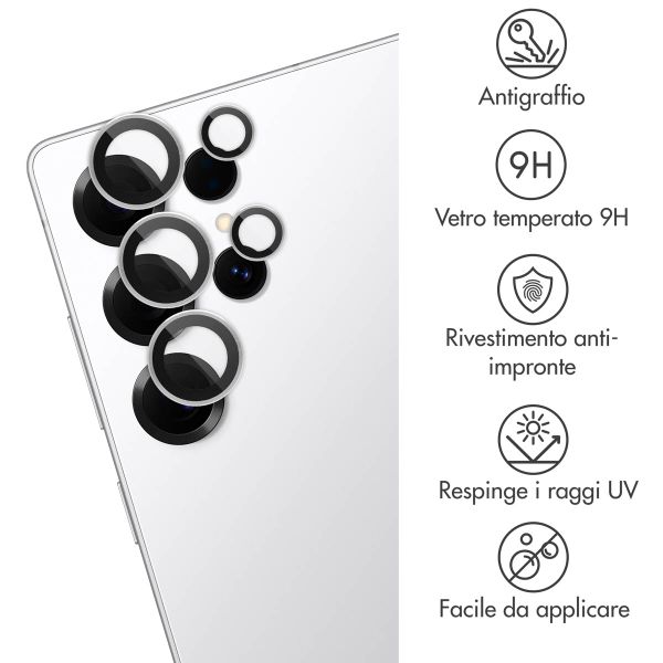 imoshion 2 Pack protezione lente fotocamera Samsung Galaxy S25 Ultra - Titanium Whitesilver