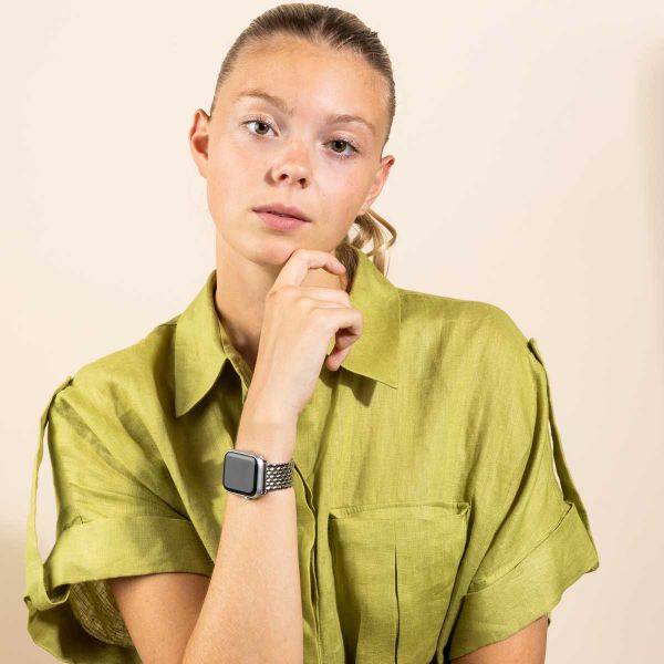 Selencia Cinturino Drago in acciaio Apple Watch | 44/45/46/49 mm - Argento
