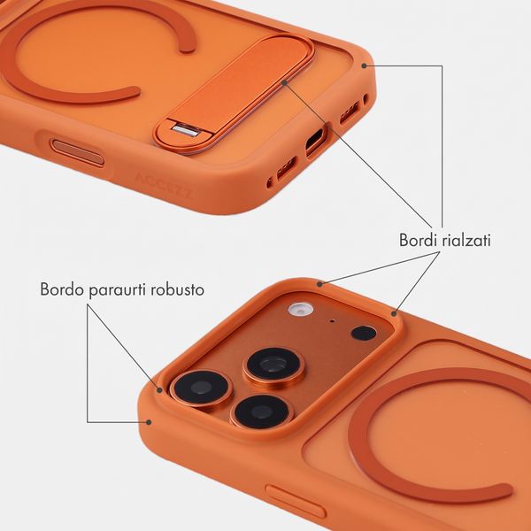 Accezz Cover Hold con MagSafe Apple iPhone 18 Pro / 17 Pro - Cosmic Orange