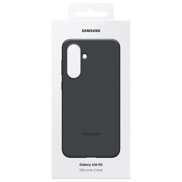Samsung Cover originale in silicone Samsung Galaxy A36 - Nero