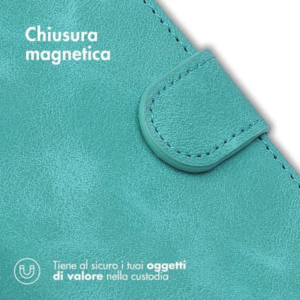 imoshion Cover a libro con Cordino Google Pixel 9A - Turchese