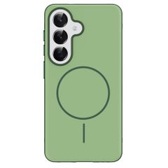 imoshion Cover posteriore Color con Thin MagSafe Ring Samsung Galaxy S25 - Verde scuro