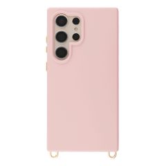 Selencia Cover posteriore Rivièra con MagSafe con ganci rimovibili Samsung Galaxy S24 Ultra - Sorbet Pink