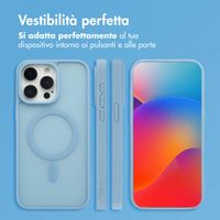 imoshion Cover posteriore Color Guard con MagSafe Apple iPhone 15 Pro Max - Azzurro