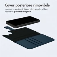 imoshion Cover a libro di lusso 2-in-1 rimovibile Samsung Galaxy A57 (5G) - Blu