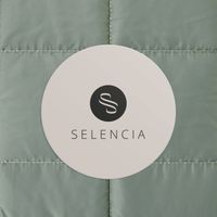 Selencia Cover Puffy per laptop 13-14 pollici - Laptopsleeve - Sage Green