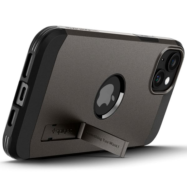Spigen Cover Posteriore Corazzata Tough con MagSafe Apple iPhone 15 - Gunmetal