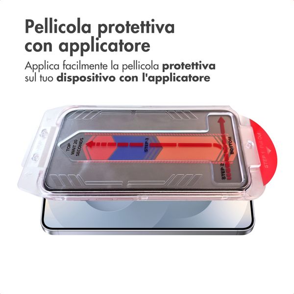 Accezz Vetro temperato privacy + Applicatore Samsung Galaxy S24 Plus / S25 Plus