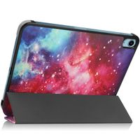 imoshion Cover Trifold Design Apple iPad 11 (2025) 11 pollici A16 / iPad 10 (2022) 10.9 pollici - Space