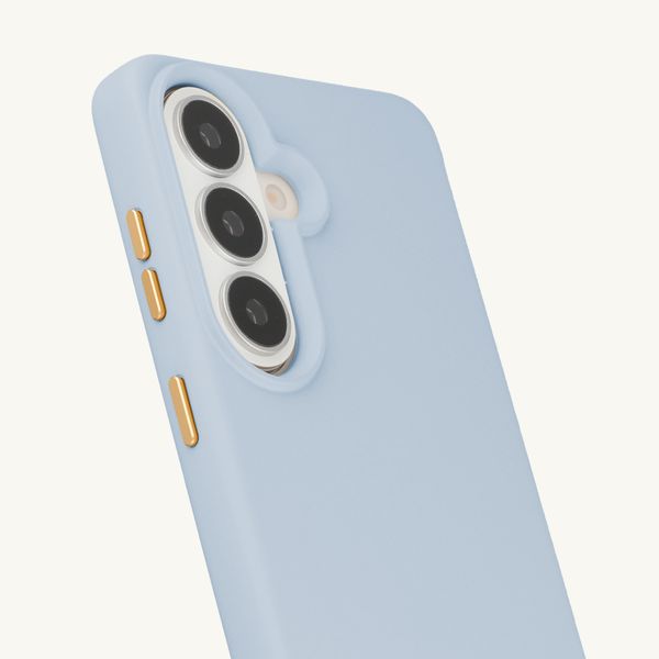 Selencia Cover posteriore Rivièra con MagSafe con ganci rimovibili Samsung Galaxy S26 - Powder Blue