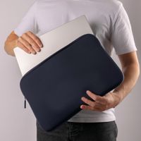 Accezz Cover per laptop 15-16 pollici - Laptopsleeve - Blu