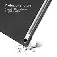 imoshion Cover a libro Trifold Samsung Galaxy Tab S10 FE Plus - Nero