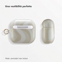 Selencia Cover Vivid  Apple Airpods 4 - Desert Waves Beige