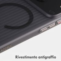 Accezz Cover Lite con MagSafe | Fluted | Apple iPhone 18 Pro / 17 Pro - Grigio