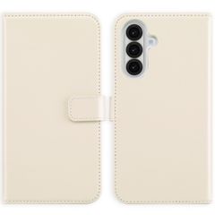 Selencia Cover a libro in vera pelle Samsung Galaxy A36 - Greige