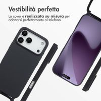 imoshion Cover in Silicone con Cordino Apple iPhone 17 Pro Max - Nero