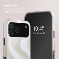 Selencia Cover posteriore Vivid con MagSafe Apple iPhone 18 Pro / 17 Pro - Desert Waves Beige