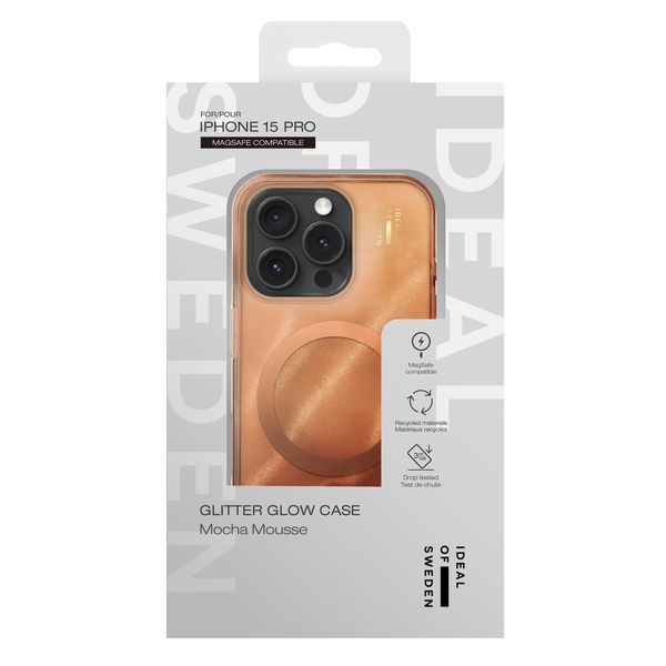 iDeal of Sweden Cover Trasparente con MagSafe Apple iPhone 15 Pro - Mocha Mousse
