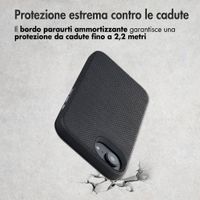 Accezz Cover Posteriore Resistente con MagSafe Apple iPhone 17e / 16e - Nero