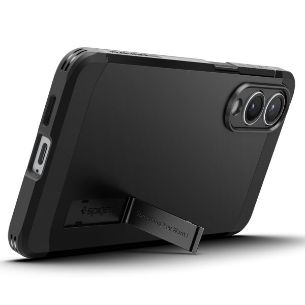Spigen Cover Posteriore Corazzata Tough con MagSafe Samsung Galaxy S25 Edge - Nero