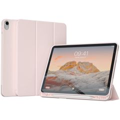 Accezz Cover a libro in silicone Smart Apple iPad 11 (2025) 11 pollici A16 / iPad 10 (2022) 10.9 pollici - Rosa