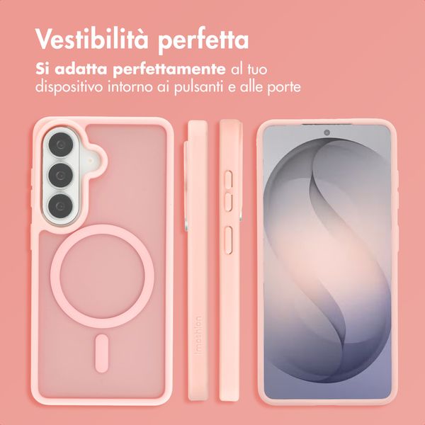imoshion Cover posteriore Color Guard con MagSafe Samsung Galaxy S26 - Rosa chiaro