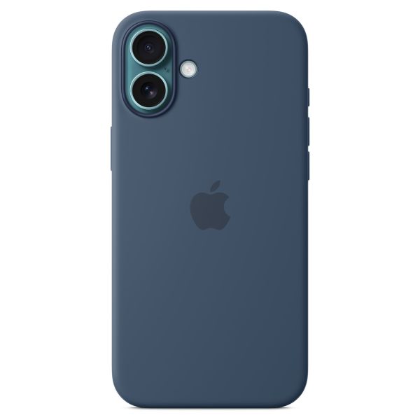 Apple Cover Posteriore in Silicone con MagSafe Apple iPhone 16 Plus - Denim