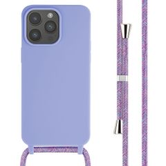 imoshion Cover in Silicone con Cordino Apple iPhone 15 Pro Max - Viola