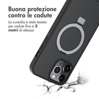 Accezz Cover con anello e supporto con MagSafe Apple iPhone 13 Pro Max - Nero