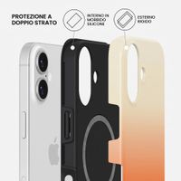 Burga Cover Posteriore Resistente con MagSafe Apple iPhone 16 - Slow Burn