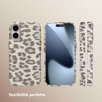 Selencia Cover Sabi Stampa pantera con MagSafe Apple iPhone 17 - Soft Ivory