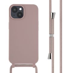 imoshion Cover in Silicone con Cordino Apple iPhone 15 - Sand Pink