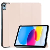 imoshion Cover a libro Trifold Apple iPad 11 (2025) 11 pollici A16 / iPad 10 (2022) 10.9 pollici - Beige