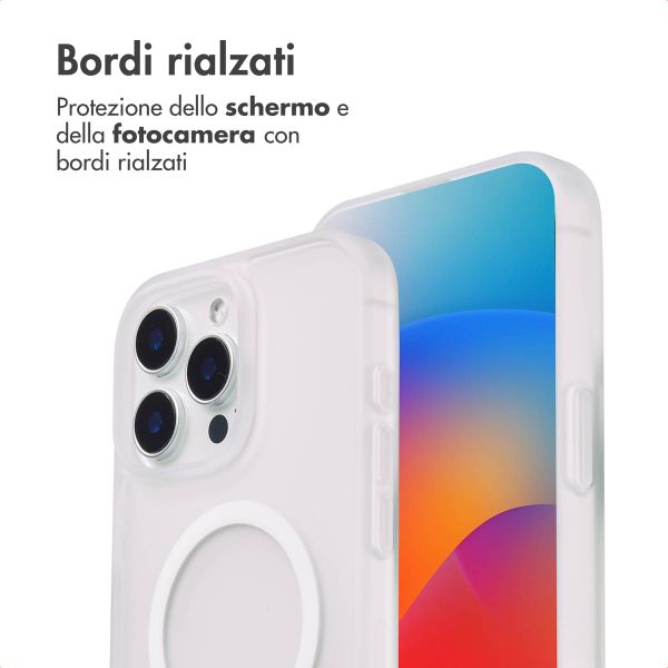 imoshion Cover posteriore Color Guard con MagSafe Apple iPhone 15 Pro Max - Bianco