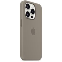 Apple Cover Posteriore in Silicone con MagSafe Apple iPhone 15 Pro - Clay