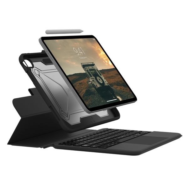 UAG Rugged USBC Keyboard - w/TrackPad BULK Apple iPad 11 (2025) 11 pollici A16 / iPad 10 (2022) 10.9 pollici - QWERTY / US - Black