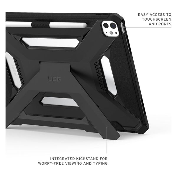 UAG Custodia posteriore Scout Plus con supporto Apple iPad Pro 13 (2025) M5 / (2024) M4 - Black