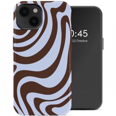 Selencia Cover posteriore Vivid con MagSafe Apple iPhone 14 - Dream Swirl Chocolate