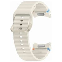 Samsung Cinturino Sport originale Samsung Galaxy Watch 4 / 5 / 6 / 7 / FE (20 mm) - Taglia M/L - Cream