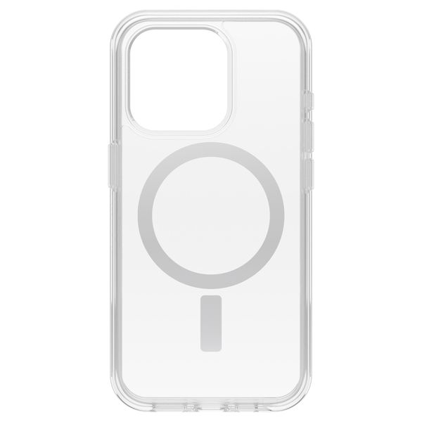 OtterBox Cover Posteriore Trasparente Symmetry con MagSafe Apple iPhone 15 Pro - Trasparente