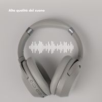 Selencia Cuffie wireless Urban Play - Cancellazione attiva del rumore (ANC) - Con custodia - Cosy Grey