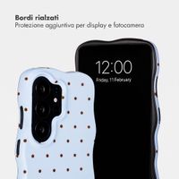 Selencia Cover Vivid Wavy con MagSafe Samsung Galaxy S26 Ultra - Happy Dots Digital Sky