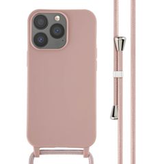 imoshion Cover in Silicone con Cordino Apple iPhone 13 Pro - Sand Pink