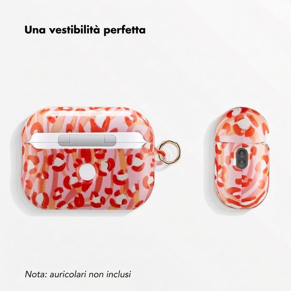 Selencia Cover Vivid  Apple AirPods Pro 2 - Wild Spots Lipstick