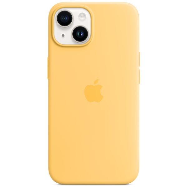 Apple Cover Posteriore in Silicone con MagSafe Apple iPhone 14 - Sunglow